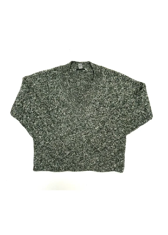 Marled Shaker V Neck Sweater