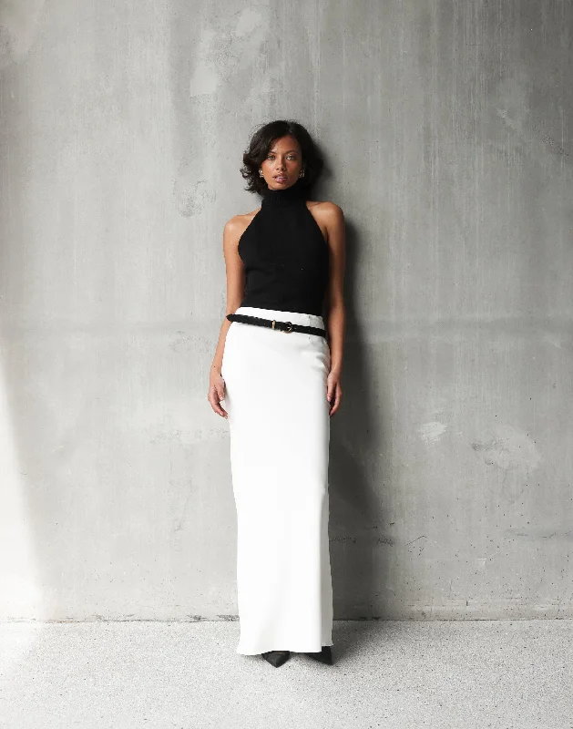 Lilou Maxi Skirt (White)